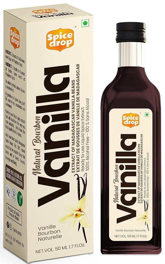 Pure Madagascar Vanilla Extract ??Alcohol-Free, 1.69 Oz ??100% Natural, Rich & Aromatic ??Perfect for Baking, Desserts, Milkshakes & Ice Cream ??Superior to Vanilla Essence