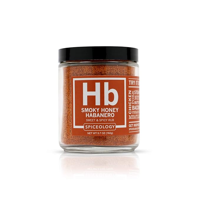 Spiceology - BBQ Rubs Gift Set - 8-Pack of Large Spice Blend and Seasoning Jars - Steak, Chicken, Fish Barbeque, and All-Purpose Seasonings