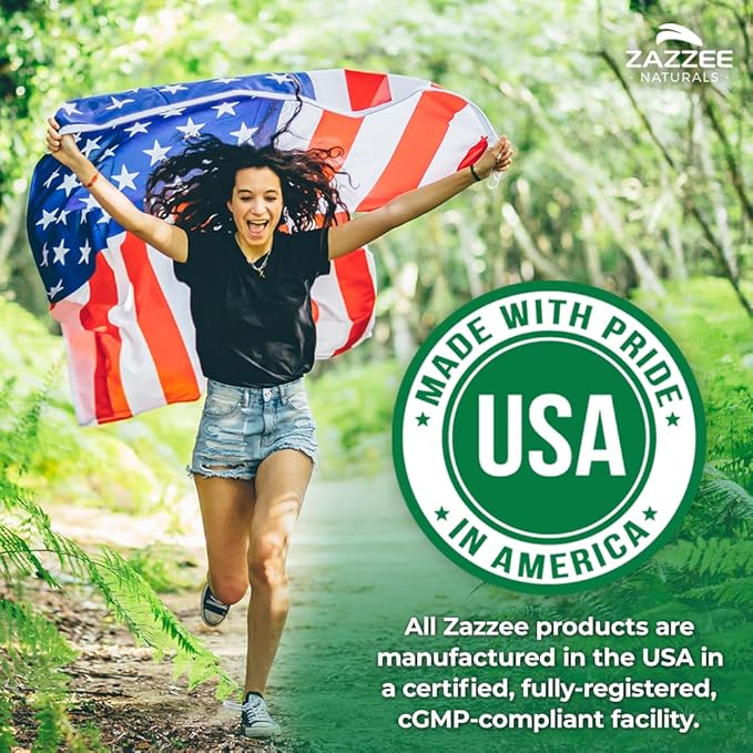 Zazzee USDA Organic Holy Basil 10:1 Extract, 6000 mg Strength, 120 Vegan Capsules, Concentrated and Standardized 10X Tulsi Extract, Ursolic Acid, 100% Certified Organic, Non-GMO