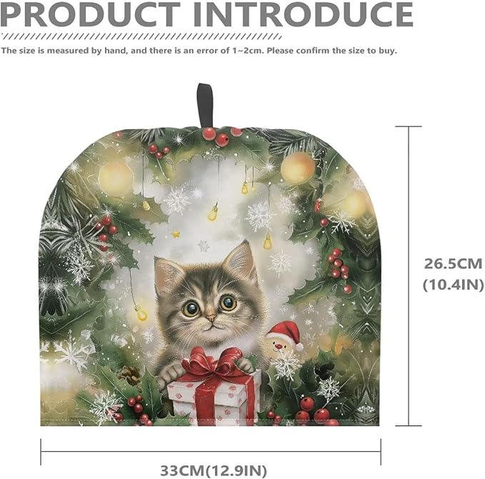 Halloween Decor Tea Cozy for Teapot Customized Teapot Covers Tea Kettle Warmer Cover Hanging Teapot Cover with Handle Black Cat Jack-o'-Lantern Dust Cover for Keeping Warm 竊뉰lack竊?"<div>