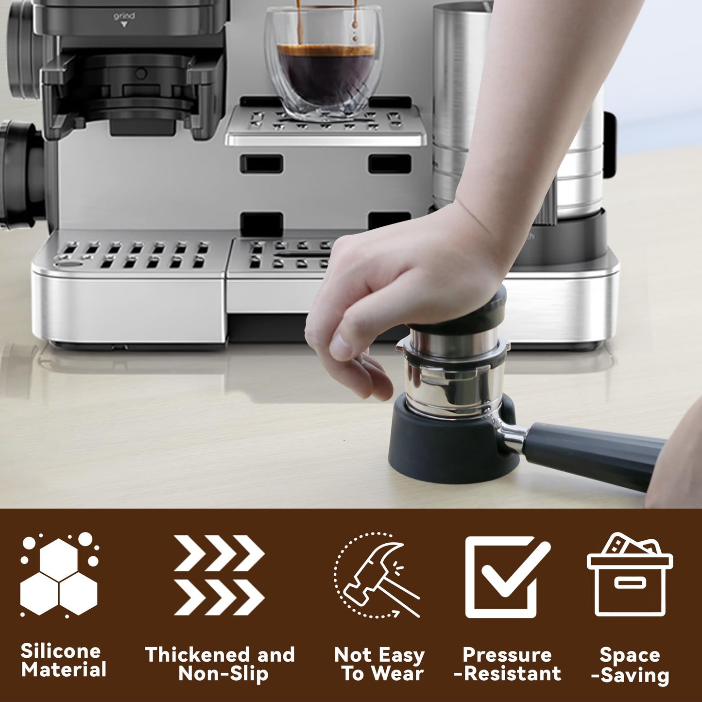 Portafilter Holder for Ninja Espresso Machine, Espresso Tamping Station