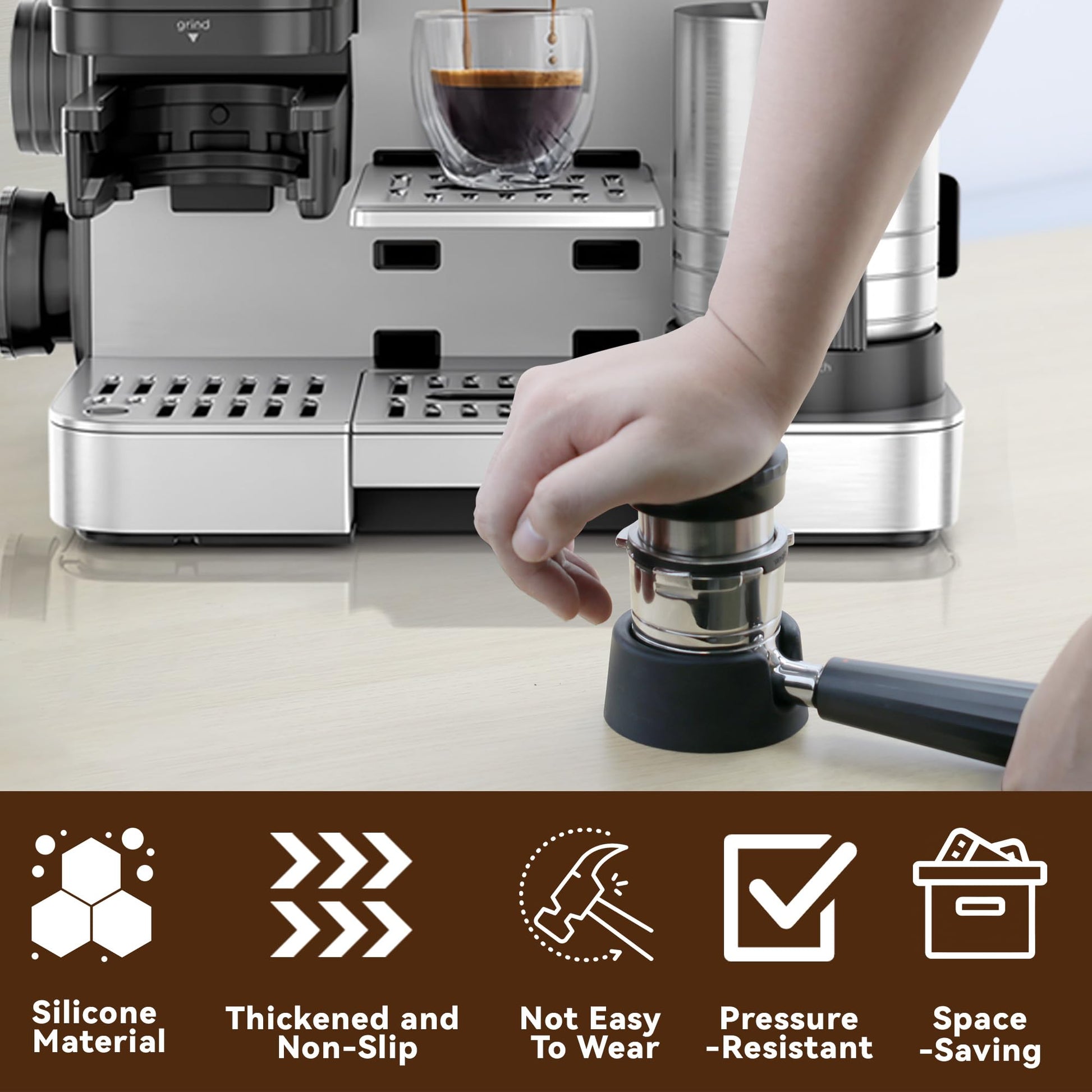 Portafilter Holder for Ninja Espresso Machine, Espresso Tamping Station