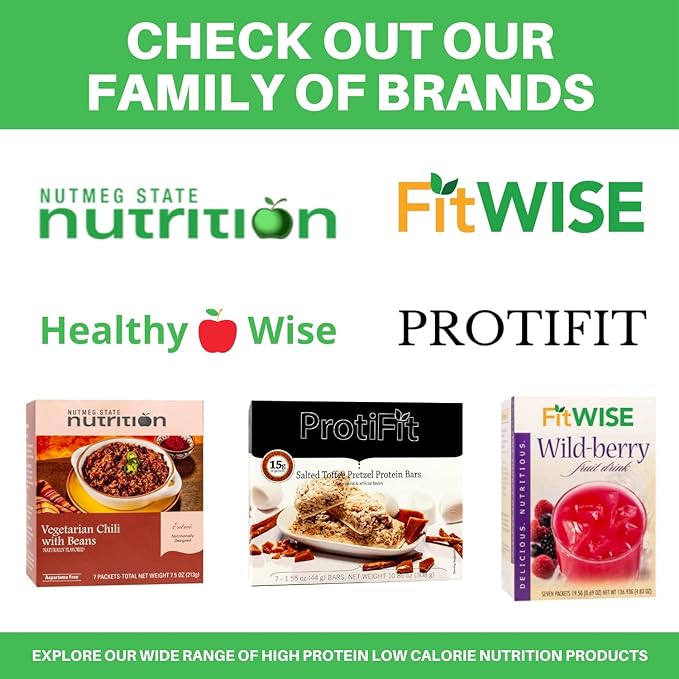PROTIFIT - High Protein Pudding/Shake Mix, 15g Protein, Low Calorie, Low Fat, Low Carb, Aspartame Free, Idea Protein Compatible, Meal Replacement, 7 Servings Per Box (Caramel Caffe Latte)