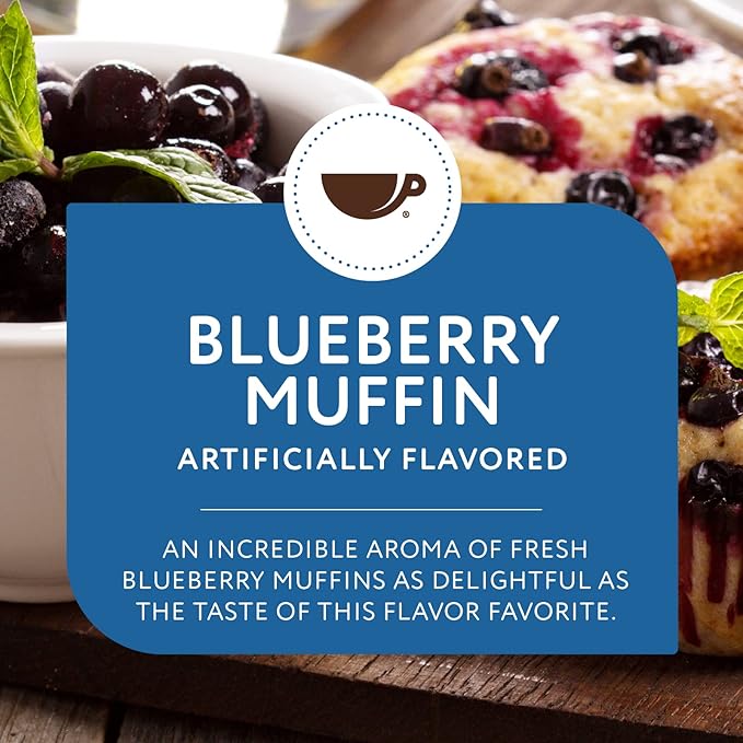 Paramount Roasters Blueberry Muffin Flavored Ground Coffee, 12 oz medium roast, Paramount Coffee Company