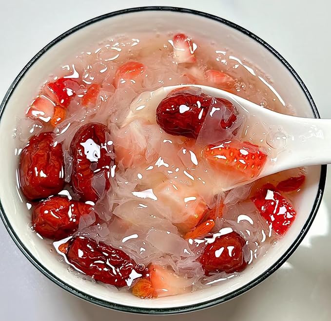 Premium Jujube Red Dates,Selected Dried Fruit,Big & Delicious,100% Natural 红枣 (Large size 10.58oz)