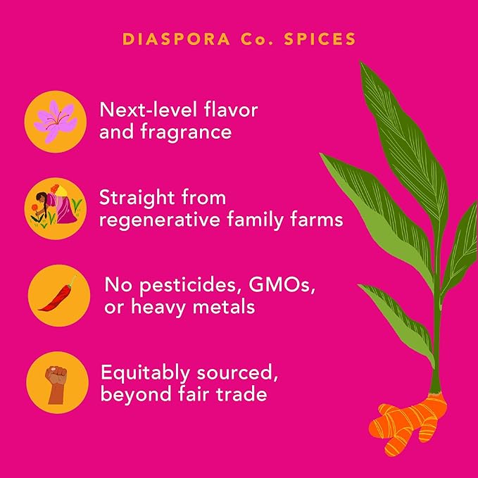 Diaspora Spice Co. Aranya Black Pepper | Single-Origin Whole Black Peppercorns for Grinder Refill | Fresh & Hand-Harvested | 53g Everyday Tin