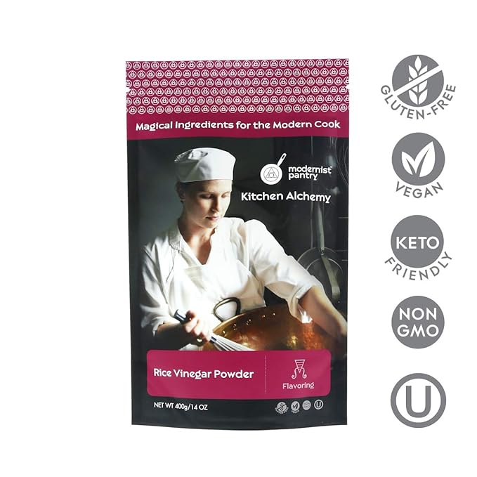Rice Vinegar Powder Gluten-Free Vegan OU Kosher Certified - 400g/14oz