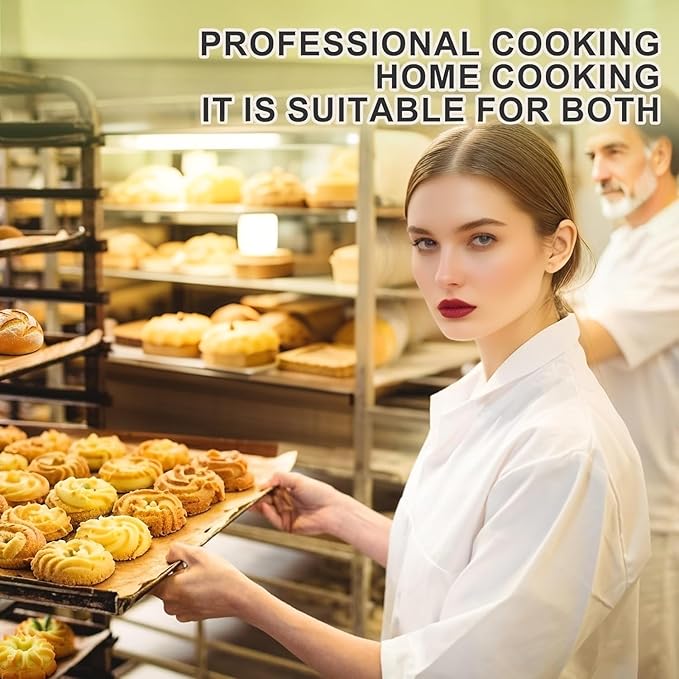 300PCS Parchment Paper Sheets, 12x12 In Non-Stick Precut Baking Parchment, Grease Proof & Non-stick Cookie Sheets for baking, Unbleached Parchment Sheets for Grilling, Air Fryer, Steaming