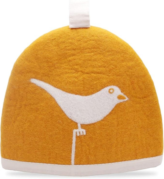 Glaciart One Wool Teapot Cozy Kettle Cover | Dome Shaped Large Tea Cosy, Kettle or French Press | Handmade & Needle Felted from Natural Wool | Warms Up to 2 Hours | Great as Gift