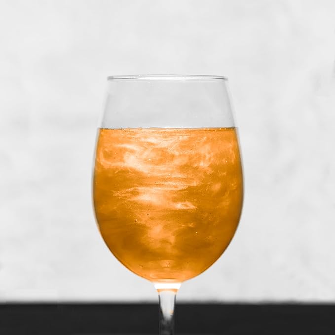 Luster Dust - Classic Orange (4g 1x Jar) | Edible Vegan Dust & Paint for Cake Decorating, Ice Cream, Desserts, Cocktails and Beverages by Bakell