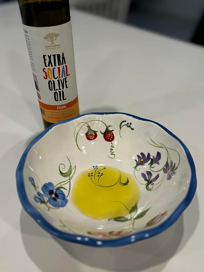 SINDYANNA OF GALILEE Virgin Olive Oil, Small Batches from Local Olives, Made in Israel 250ml (PICAL OIL)