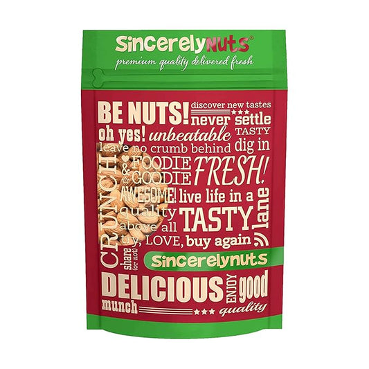 Sincerely Nuts Roasted Whole Unsalted Almonds No Shell - 1Lb Bag - Incredibly Tasty - Sealed for Freshness - Healthy Nutrients