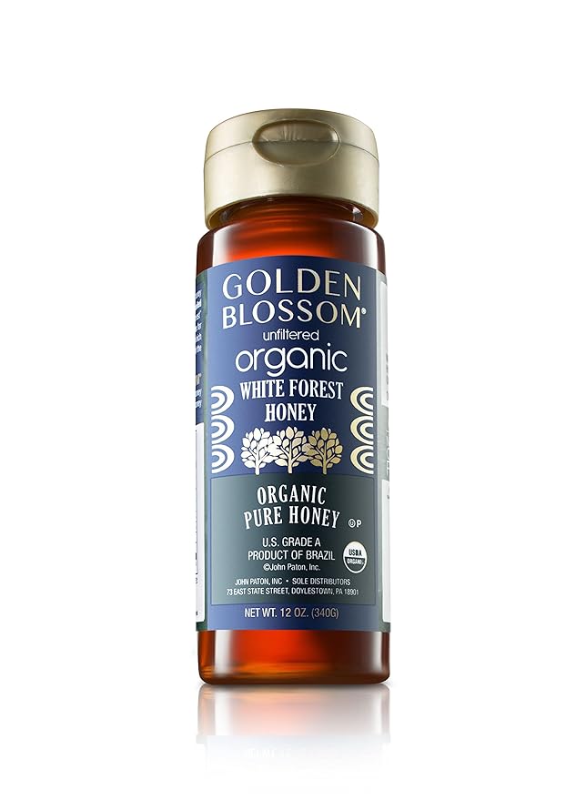 Golden Blossom 100% Organic White Forest Pure Honey (732624) 12 oz