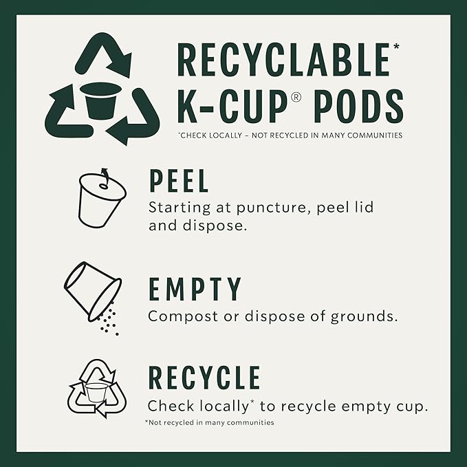 Starbucks K-Cup Coffee Pods, Cinnamon Dolce Flavored Coffee for Keurig Brewers, Naturally Flavored, 100% Arabica, 6 boxes (60 pods total)