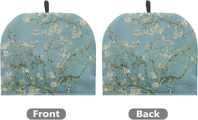 Machine Washable Tea Cozy for Teapot Stylish Almond Blossom Oil Painting Tea Cosy Fabric Quilted Padding & Heat-Proof Teapot Cover Customized Soft Tea Cozy for Household Kitchen竊뉰lue竊?"<div>