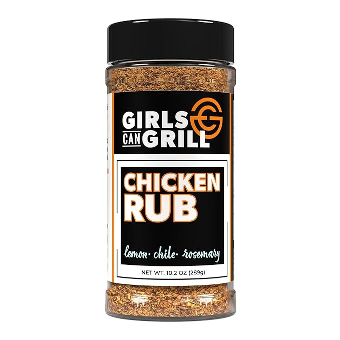 Girls Can Grill Chicken Rub | Award Winning Barbecue Seasoning for Chicken, Turkey, Duck, Poultry and Vegetables | 10.2 oz