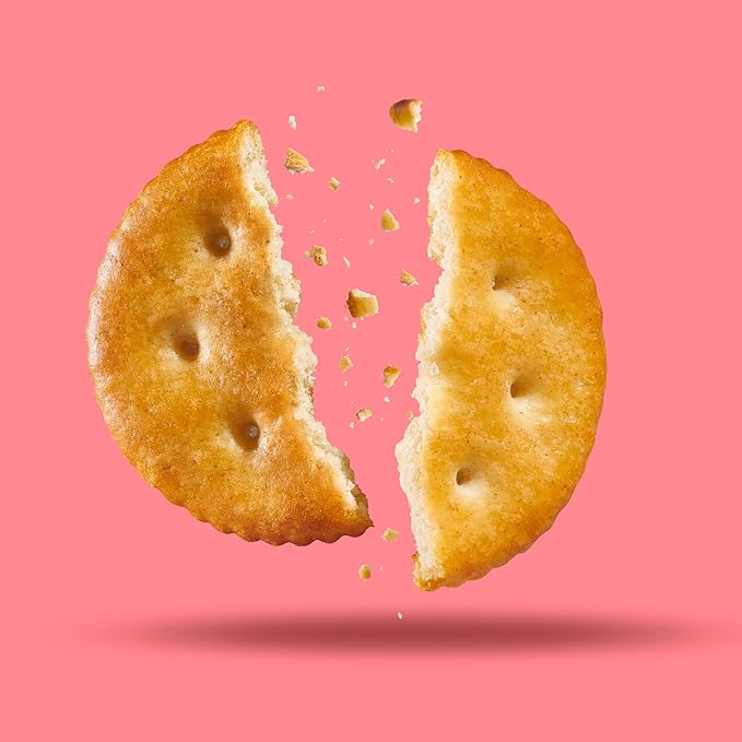 Back to Nature Classic Round Crackers - Dairy Free, Non-GMO, Made with Wheat Flour & Sea Salt, Delicious & Quality Snacks, 6.5 Ounce (Pack of 3)