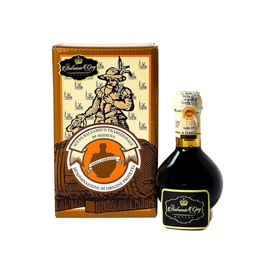 Balsamic Vinegar of Modena Traditional 12 year old DOP certified. Aceto Balsamico Tradizionale Affinato from Villa Ronzan The Balsamic Guy.