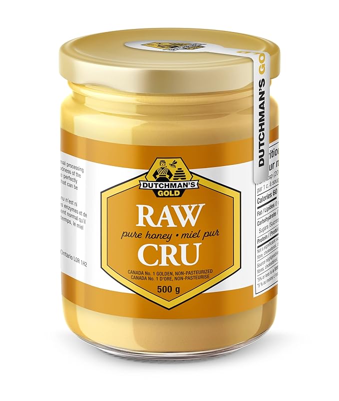 Dutchman's Gold Raw Honey 1.1 lbs - Unfiltered - Non-pasteurized