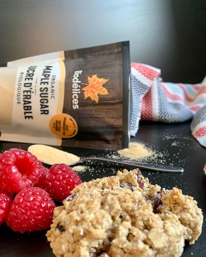 Biodelices Pure Maple Granulated Sugar, 220g