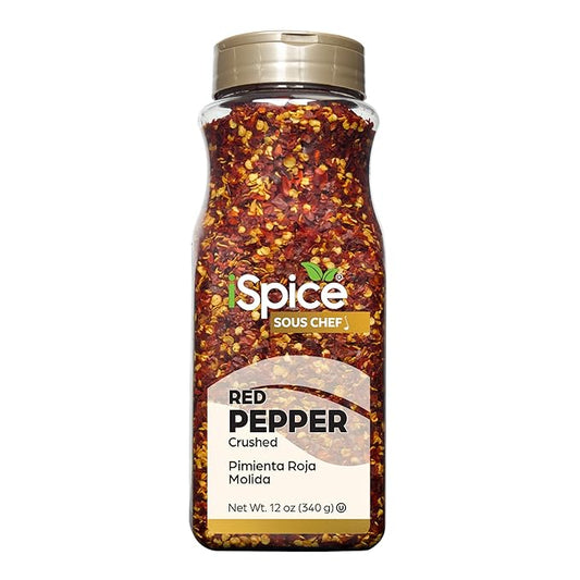 iSpice CRUSHED RED CHILI PEPPER Variation | Pure and Fresh | Essential Kitchen Spice