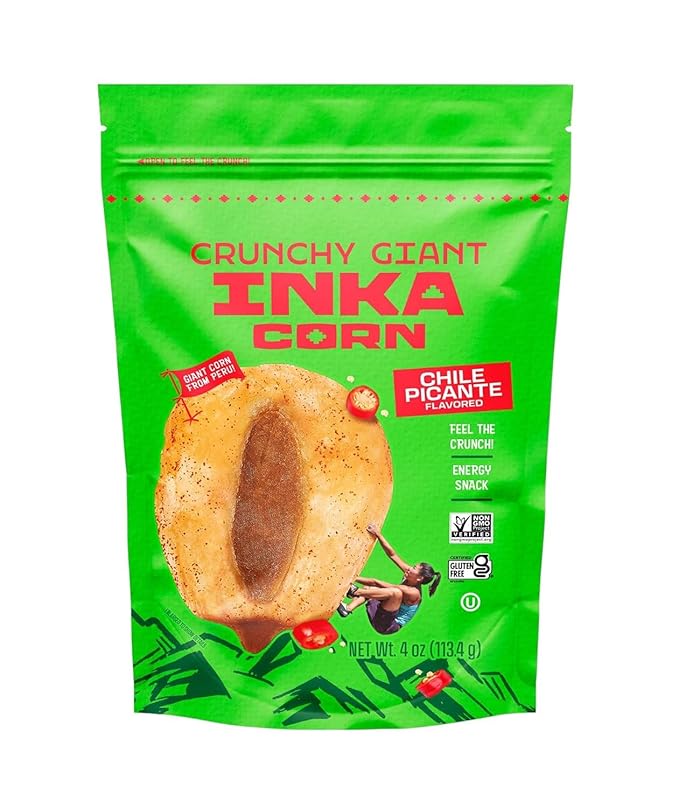 Inka Crops Corn Variety Pack (Original Crushed (3.5oz), Original Giant (4oz), Giant Chile Picante (4oz)) (1ea)