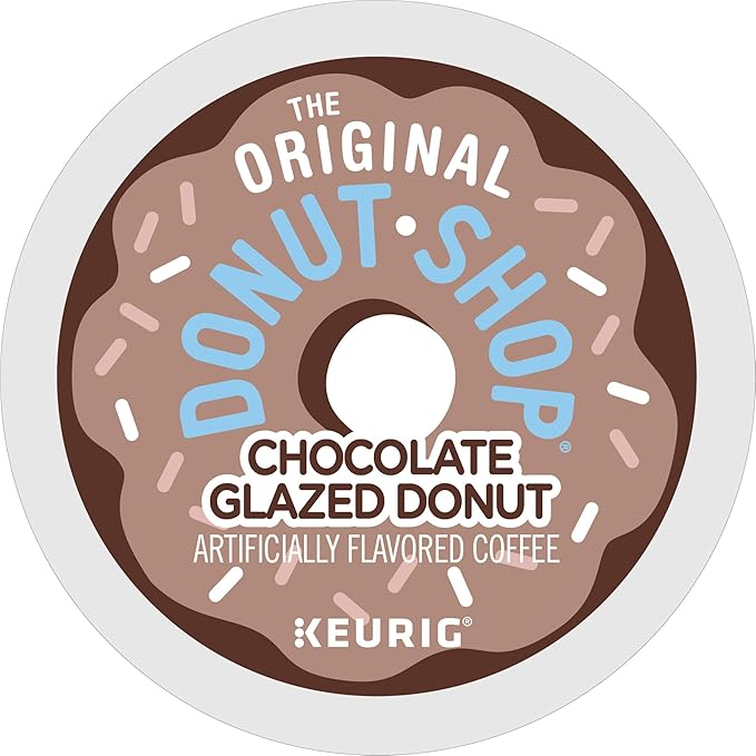 The Original Donut Shop Coffee Chocolate Glazed Donut Keurig Single-Serve K-Cup Pods, Medium Roast Coffee, 96 Count