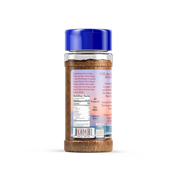 New Harbor Seasoning - Salmon Seasoning | All Natural | Perfect for Grilled Fish | Made in America |