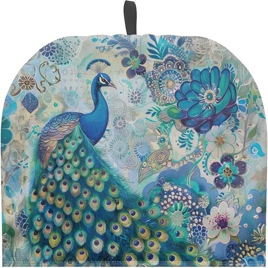 Peacock Tea Cozy for Teapot Insulated Boho Tea Cosy for Teapot Home Decoration Bohemia Tea Cozies Kitchen Accessory Tea Pot Cozy for Keeping Warm