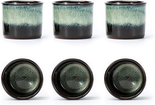 Tea Cups Set of 6 (magic interior&exterior)