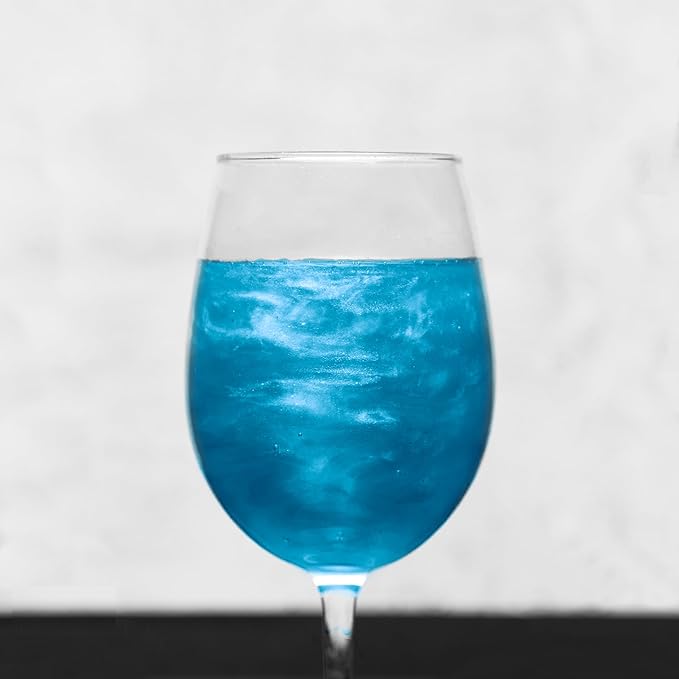 Luster Dust - Classic Blue (4g 1x Jar) | Edible Vegan Dust & Paint for Cake Decorating, Ice Cream, Desserts, Cocktails and Beverages by Bakell