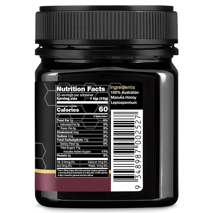 Nature’s Gold Raw Manuka Honey, Certified High MGO | Authentic MGO, 100% Pure Genuine Traceable Hive to Home