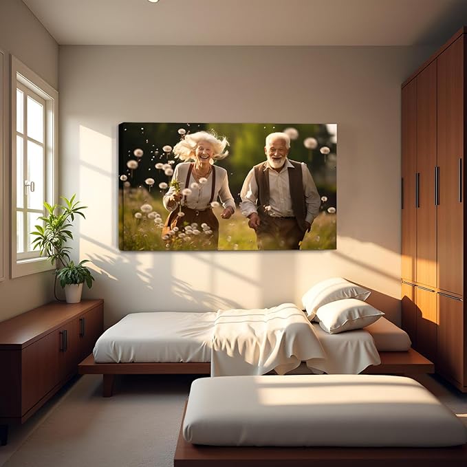 Personalized Custom Canvas Prints, Photo on Canvas Transform Your Photos into Stunning Framed Wall Art-Digitally Printed Photo to Canvas - Ideal for Home Decor, Gifts (48L?쐘24W" 120x60cm)