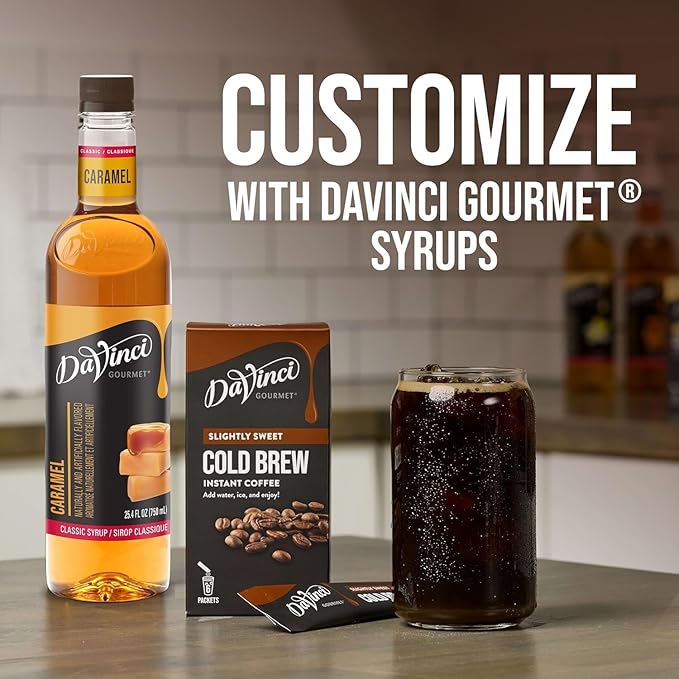 DaVinci Gourmet Caramel Instant Cold Brew Starter Kit