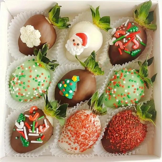 SE Si&Moos Red Green and White Jimmy Sprinkles for Cake Decorating Christmas Cookie Decorations Christmas Jimmy Sprinkles Edible Crunchy Jimmies for Topping Cupcakes, Cookies, Cakes, Cakes Pops 3 OZ