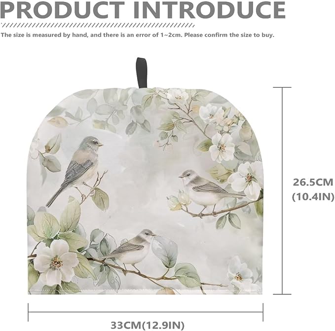 Hummingbird Tea Cozy for Teapot Insulated Floral Tea Pot Cozy Home Decor Tea Cosy for Teapot Kitchen Accessory Tea Pot Cover