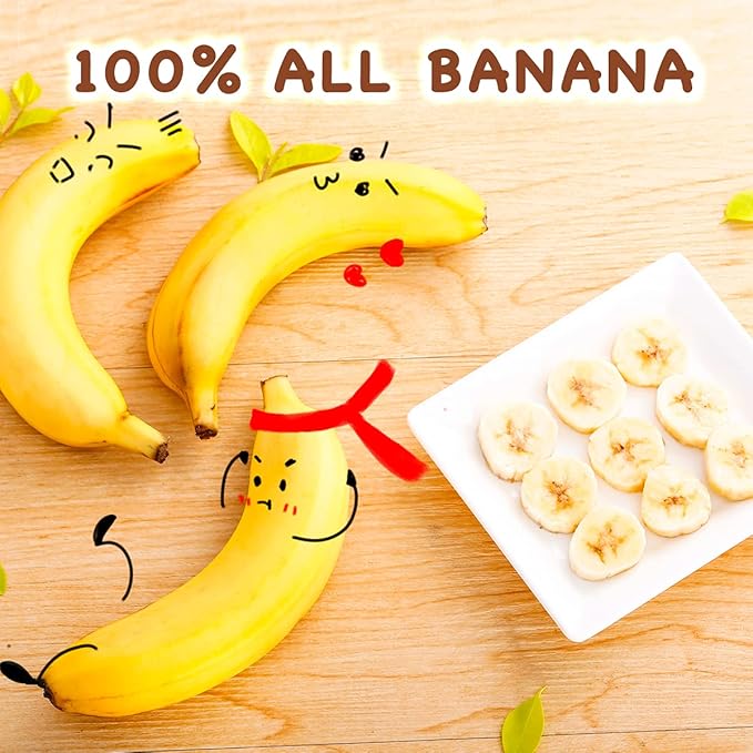 ONETANG Freeze-Dried Fruit Banana Chips, 10 Pack Single-Serve Pack, Non GMO, Kosher, No Add Sugar, Gluten free, Vegan, Healthy Snack 0.52 Ounce