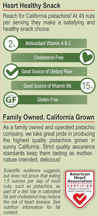 Setton Farms Roasted and Salted Premium California Pistachios 2lb Bag Certified NonGMO Gluten Free Vegan & Kosher, Dry Roasted With Sea Salt, 32 Oz