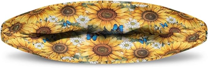Sunflowers Chook Tea Cozy for Teapot Dome Teapot Cover Customized Teapot Covers Cozy for Teapot with Handle Dust Cover Kitchen Kettle Dust Cover Can Hung and Folded 竊늀range竊?"<div>