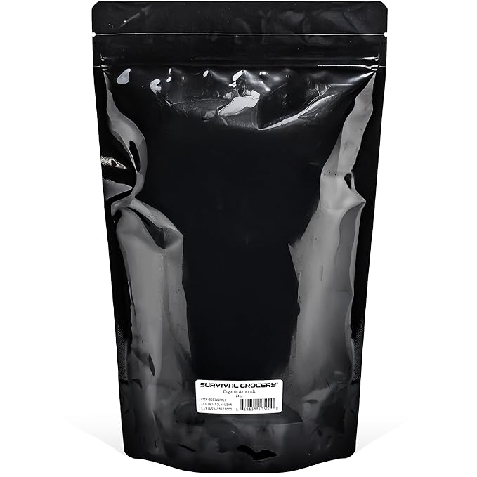 Survival Grocery® - Organic Almonds (24 oz./1 Bag)
