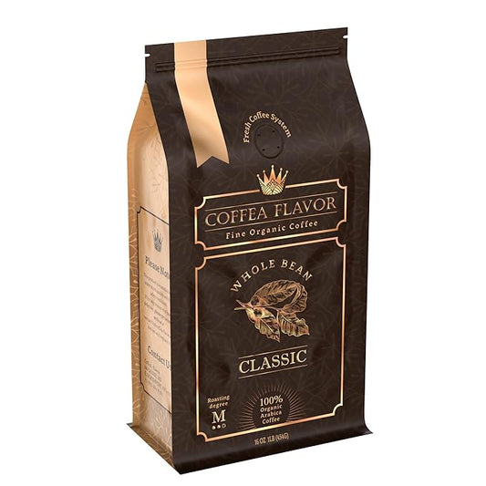 Premium Coffee Beans ??Organic Whole Bean Coffee, 100% Arabica, Single Origin, Medium Roast, Balanced Acidity ??by Coffea Flavor