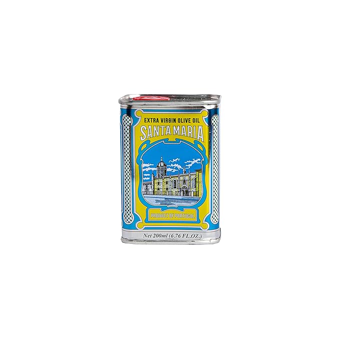 Extra Virgin Olive Oil - Santa Maria Portuguese Vintage Metal Tin - 200ml. This is a brand with almost 100 Years. (1)
