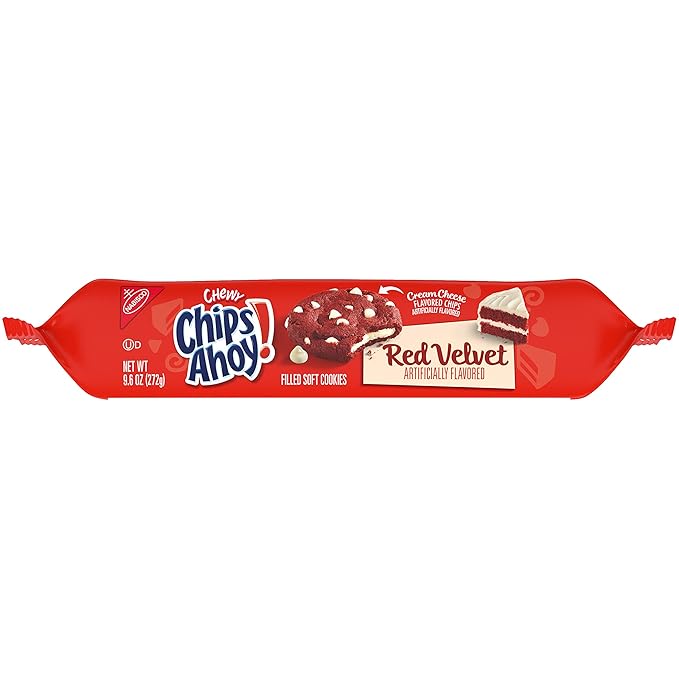 CHIPS AHOY! Chewy Red Velvet Cookies, 12 - 9.6 oz Packs