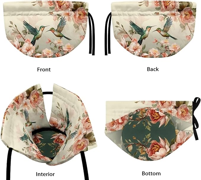 Hummingbird Tea Cozy for Teapot Insulated Rose Hibiscus Tea Pot Cozy for Keeping Warm for Gift Cup Cozy Home Kitchen Decorative