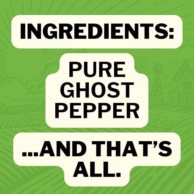 FreshJax Ghost Pepper Powder (5.1 oz Bottle) | Non-GMO, Gluten-Free, Keto, Paleo, No Preservatives, Non-Irradiated Chilli Powder | Handcrafted in Jacksonville