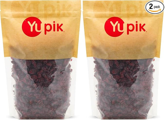 Yupik Dry Fruit, Dried Cranberries, 2.2 lb (Pack of 2)