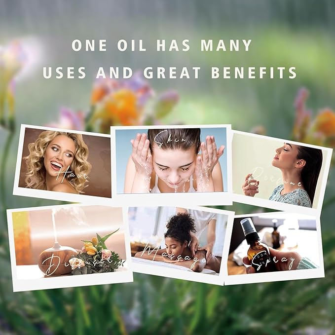 Vetiver Essential Oil 1 Oz - 100% Pure & Natural Vetiver Oil for Diffuser, Aromatherapy, Skin, Hair, Massage, Relaxing Scent