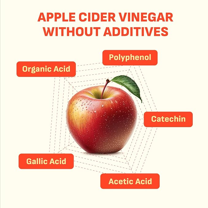 [Liveling] Apple Cider Vinegar Drink Stick ??Lemon Flavor | Supports Digestion, Daily Cleanse, Sugar-Free, Low-Calories, Portable On-The-Go Packets (30 sticks)