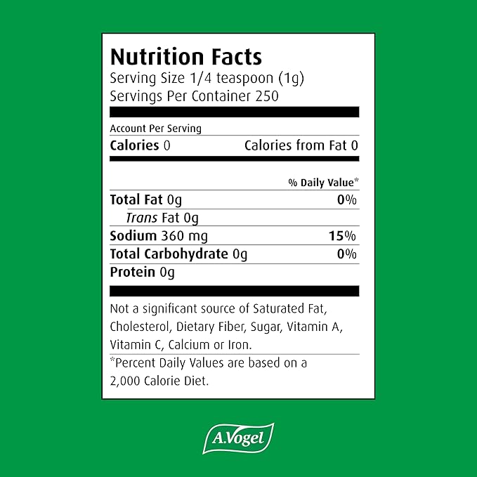 A. Vogel Herbamare Organic Seasoning Salt 8.8Oz. 6 Per Case