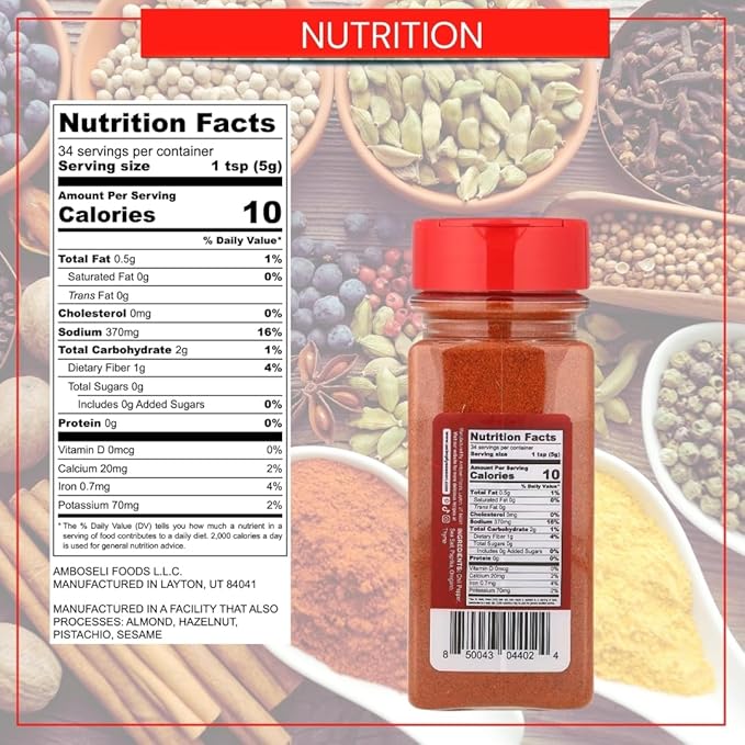 USimplySeason Mitmita Spice, 6oz - Fiery Ethiopian Blend for Meat & Lentils - All-Natural, Vegan, Non-GMO, Crafted in the USA.
